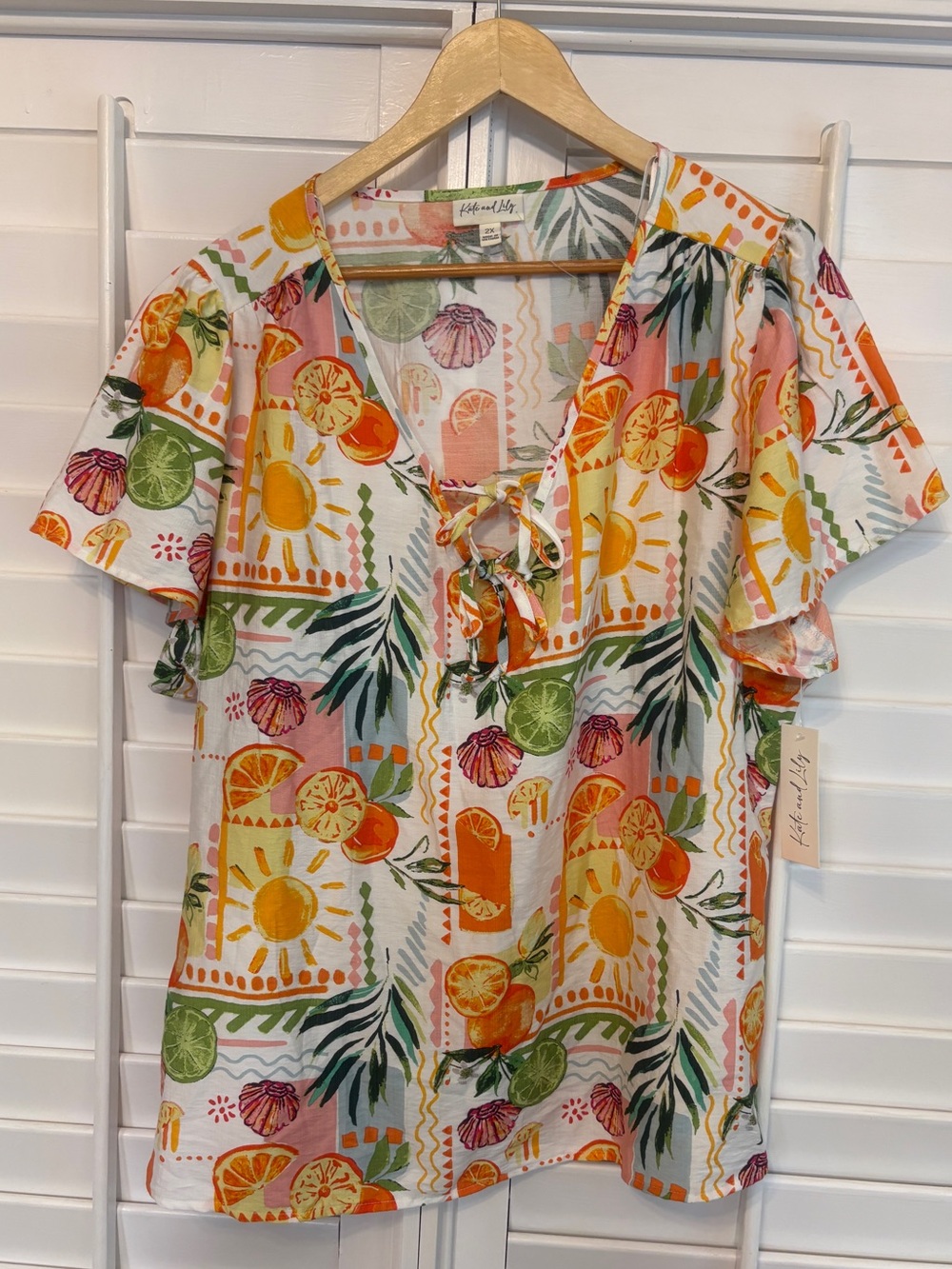 Kate & Lily Top Size 2X